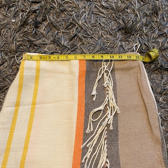 Zara striped skirt with fringes - Picture 14 of 15